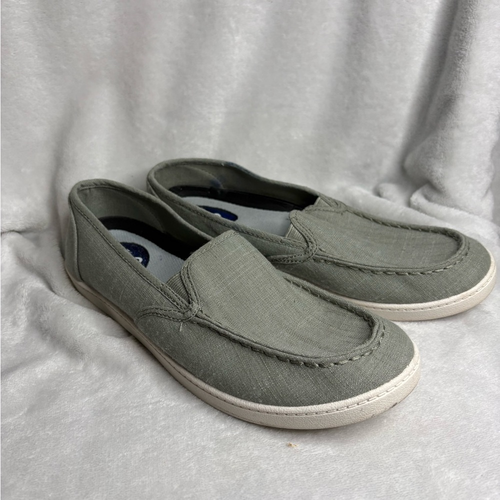 Time and Tru Slip-On Loafers - Light Gray